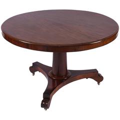 19th Century English Mahogany Centre Table