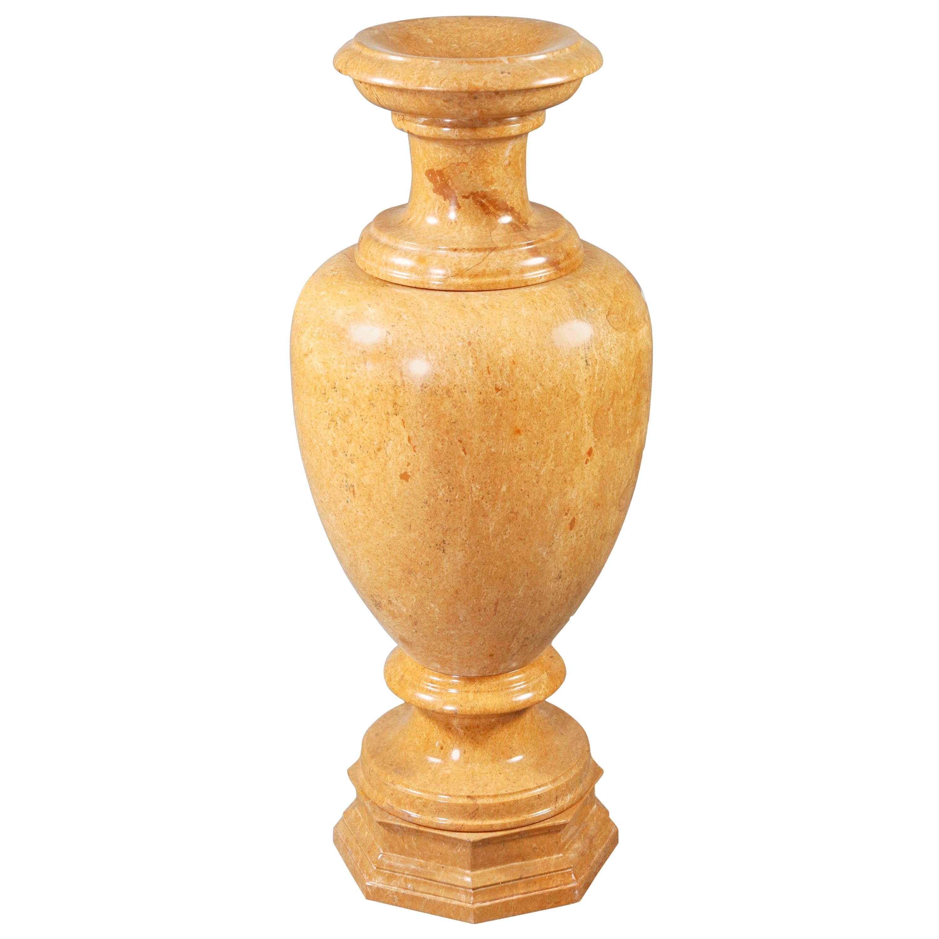 20th Century Classicist Style Marble Crater Vase at 1stDibs