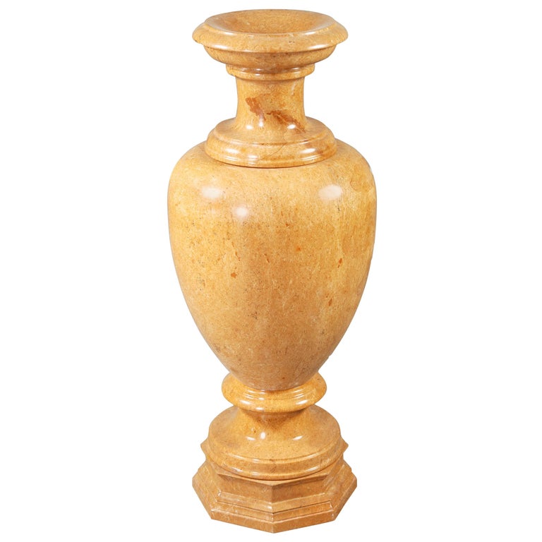 20th Century Classicist Style Marble Crater Vase at 1stDibs