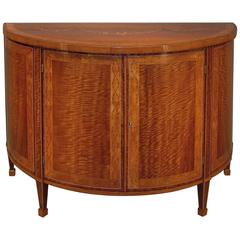 Fine Sheraton Period Demilune Commode 3