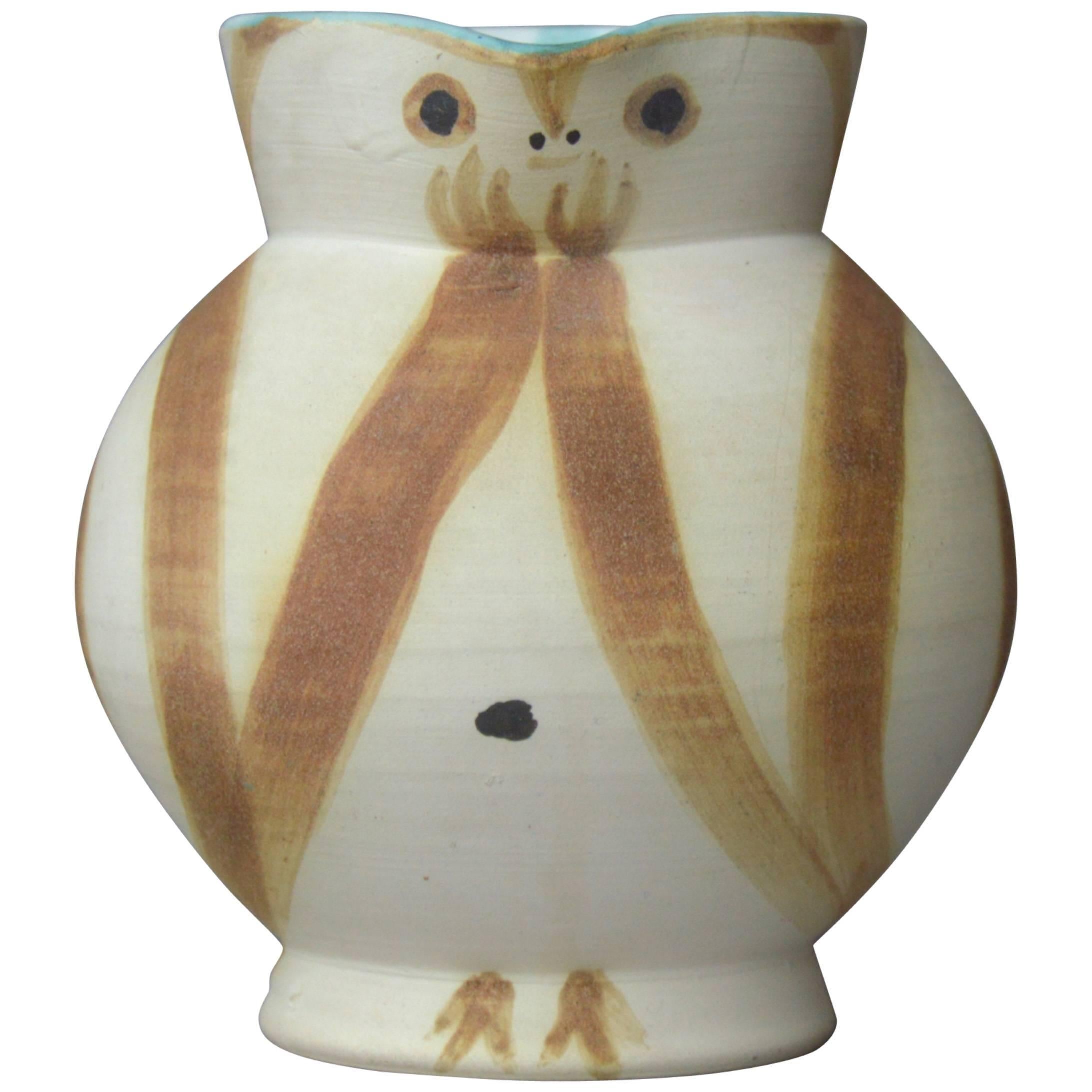 Pablo Picasso Madoura Ceramic Pitcher Little Wood-Owl, 1949