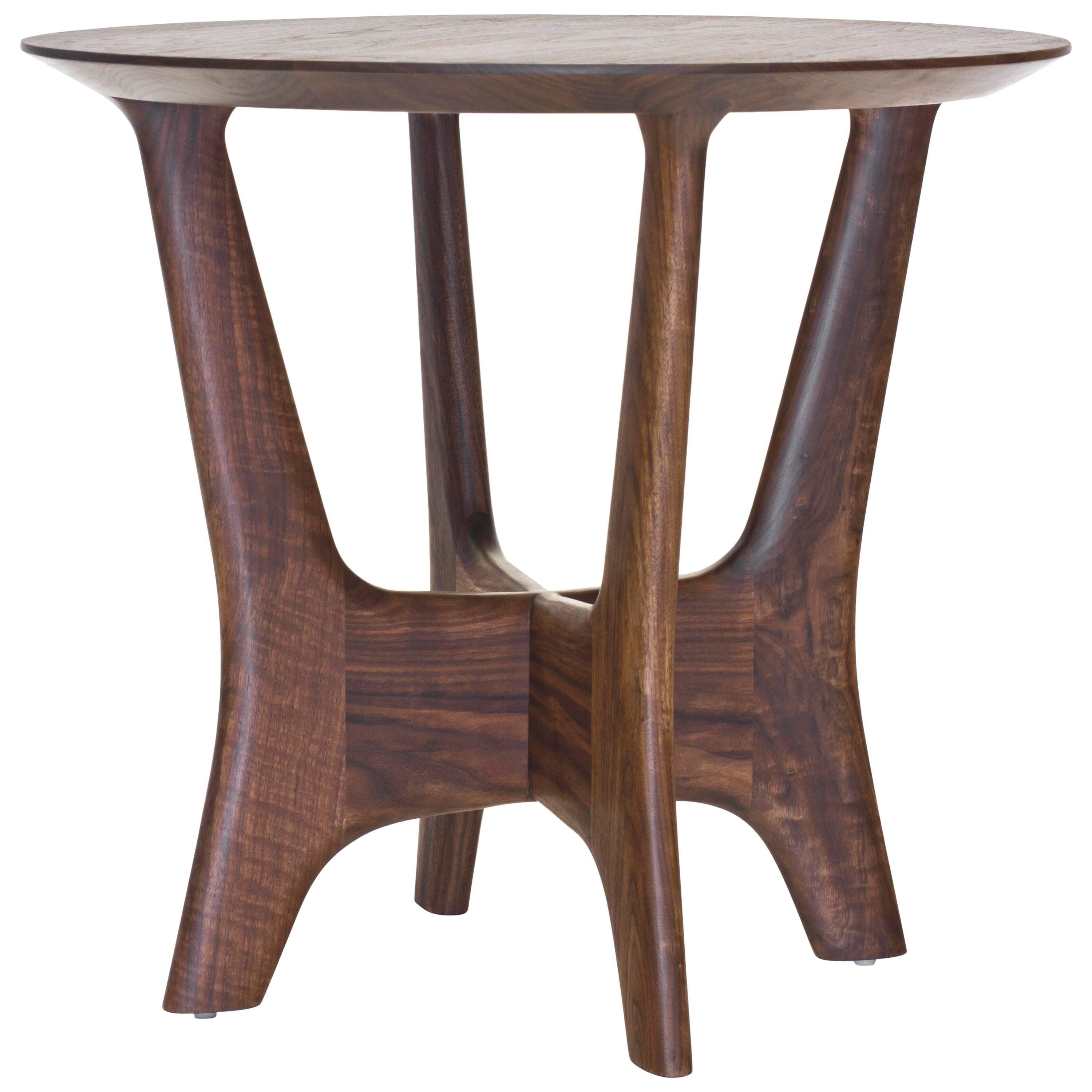 Sträcka End Table in Oiled Walnut by Mack Geggie for Wooda For Sale