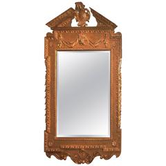George II Period Giltwood Looking Glass 4
