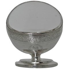 Antique Sterling Silver George III Sugar Basket, London 1795, William Frisbee