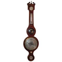 Mid-19th Century Wheel Barometer by A. Solca 3