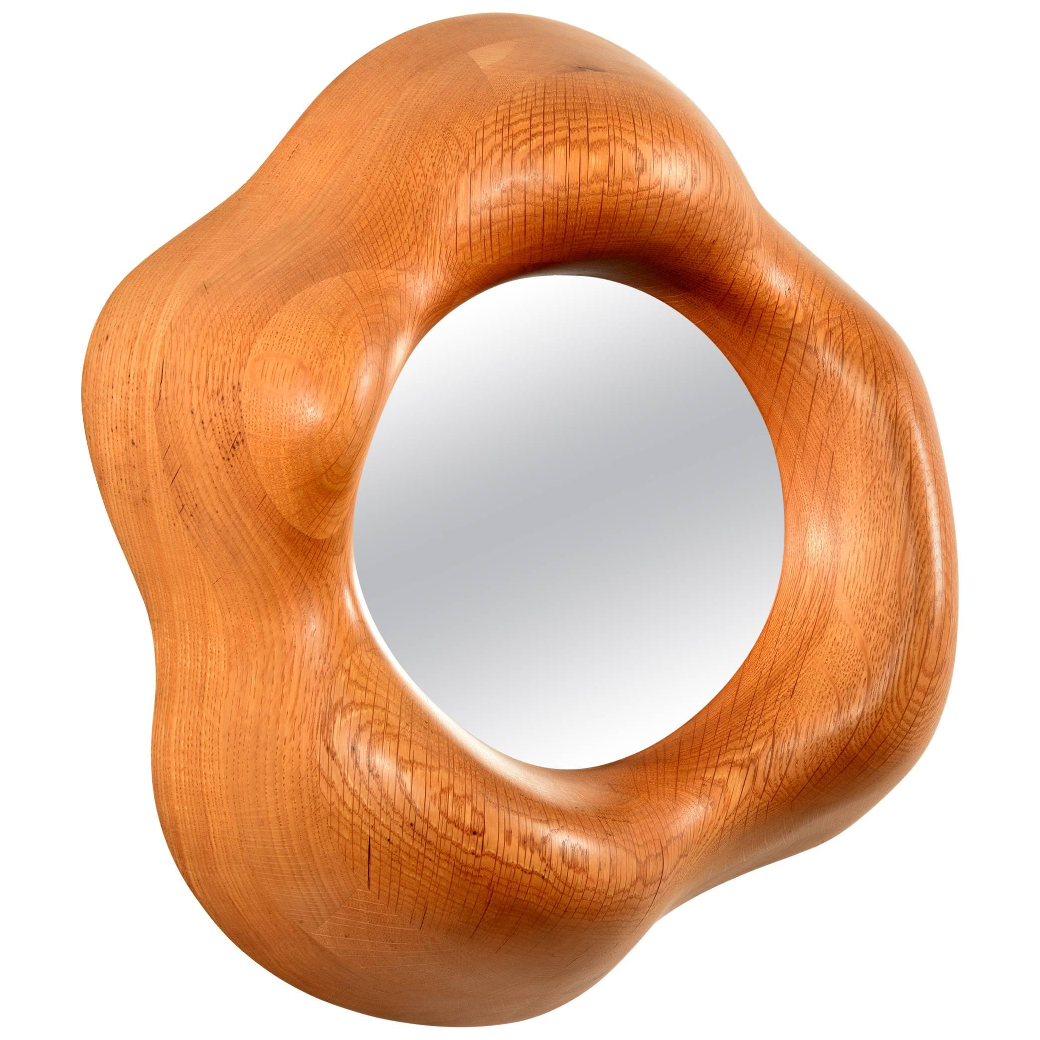 Wendell Castle Signed Biomorphic Mirror, 1975