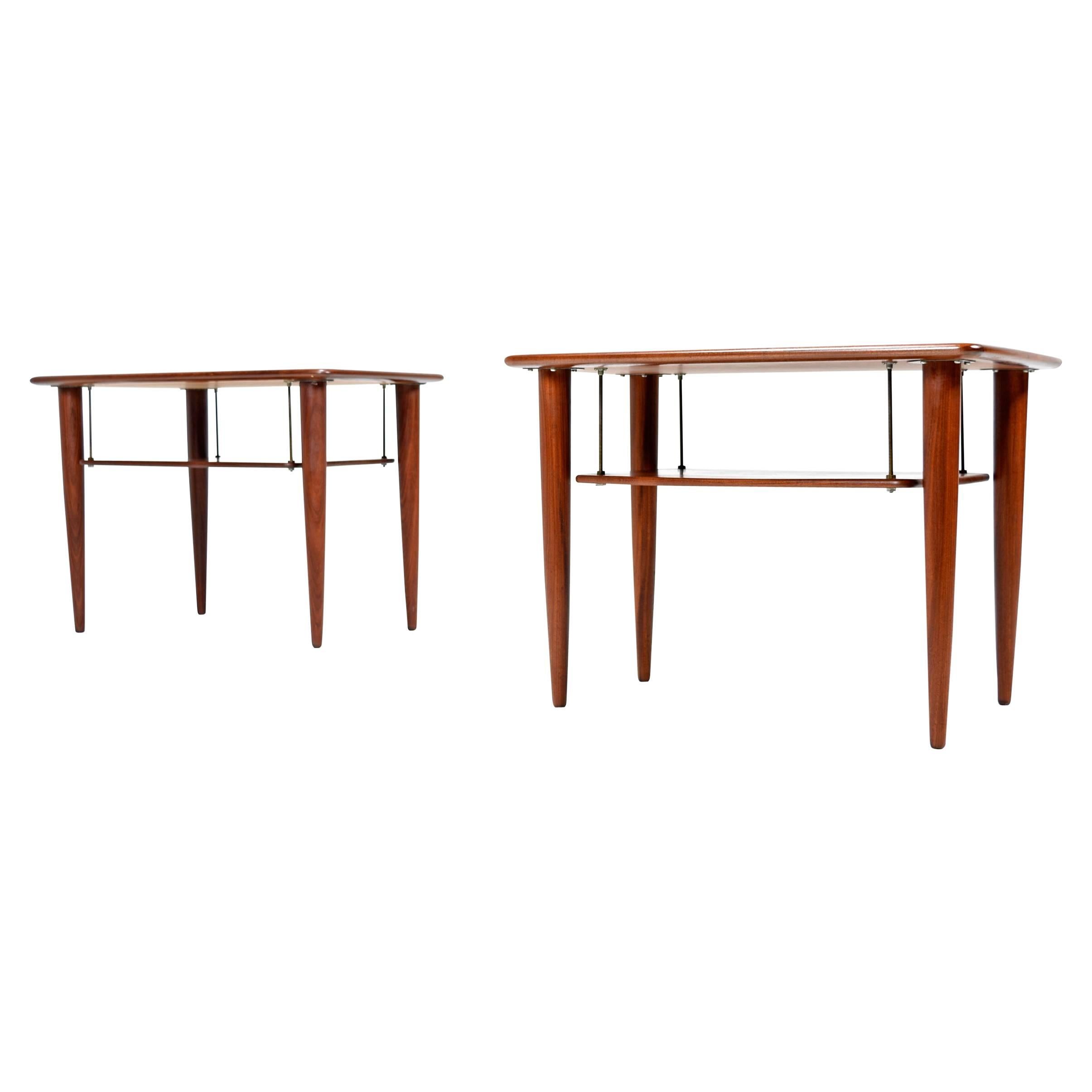 Danish Modern Teak End Tables, 1960s