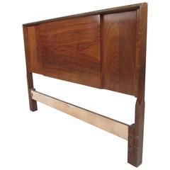 Full Size Walnut Headboard by Edmond J. Spence 1
