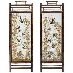 Hummingbird Taxidermy Screens, by Rowland Ward, 19th Century, English