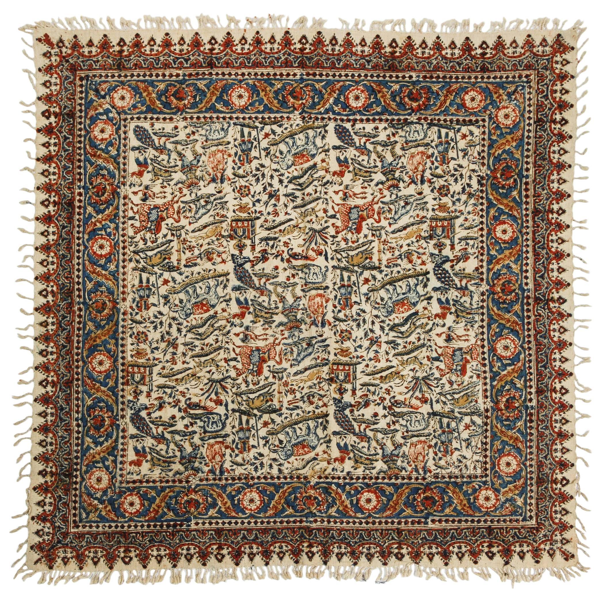 Persian Paisley Kalamkari Textile