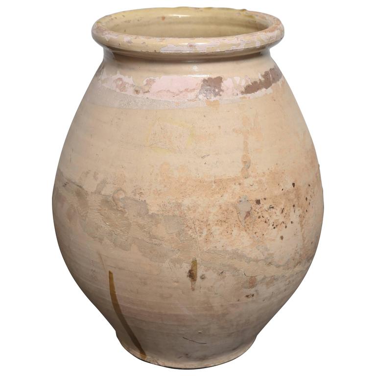 19th Century, Andalusia Olive Jar from Spain at 1stdibs