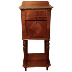 19th Century, French Empire Style Cherry Bedside Cabinet