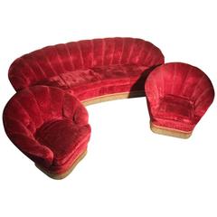 Elegant Living Room Set Italian Mid-Century Design 3