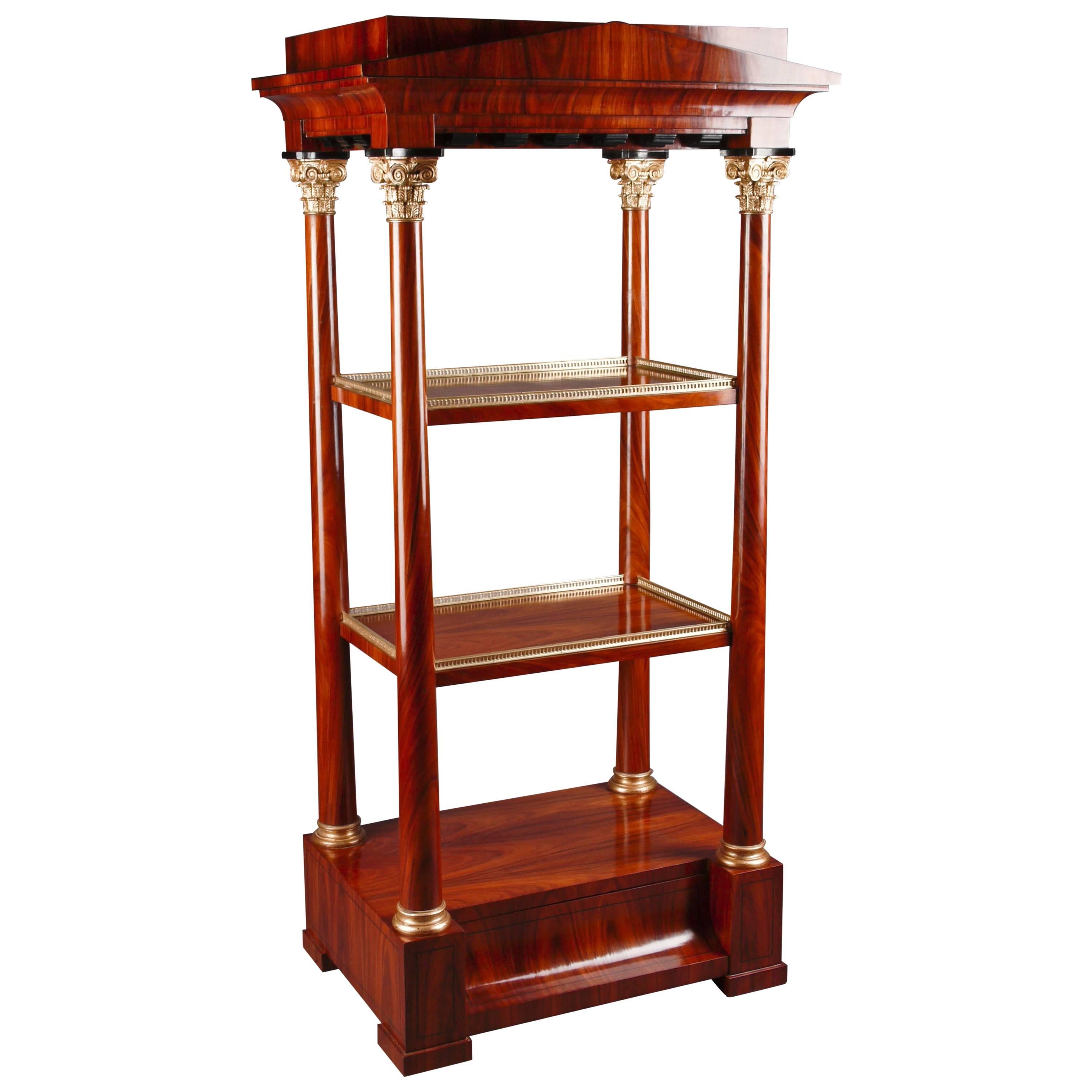 20th Century Biedermeier Style Etagere Shelves For Sale