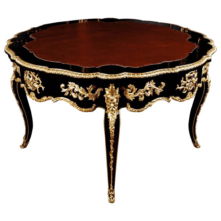 20th Century Louis Xv Style French Salon Table For At 1stdibs 20th Century Louis Xv Style French Salon Table For