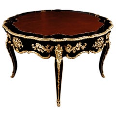 20th Century Louis XV Style French Salon Table