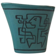 Unique Fastasia Avant-Garde Ceramic Vase by Gunnar Nylund, Nymølle Denmark, 1964