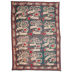 Antique Old Uzbek Samarkand Suzani