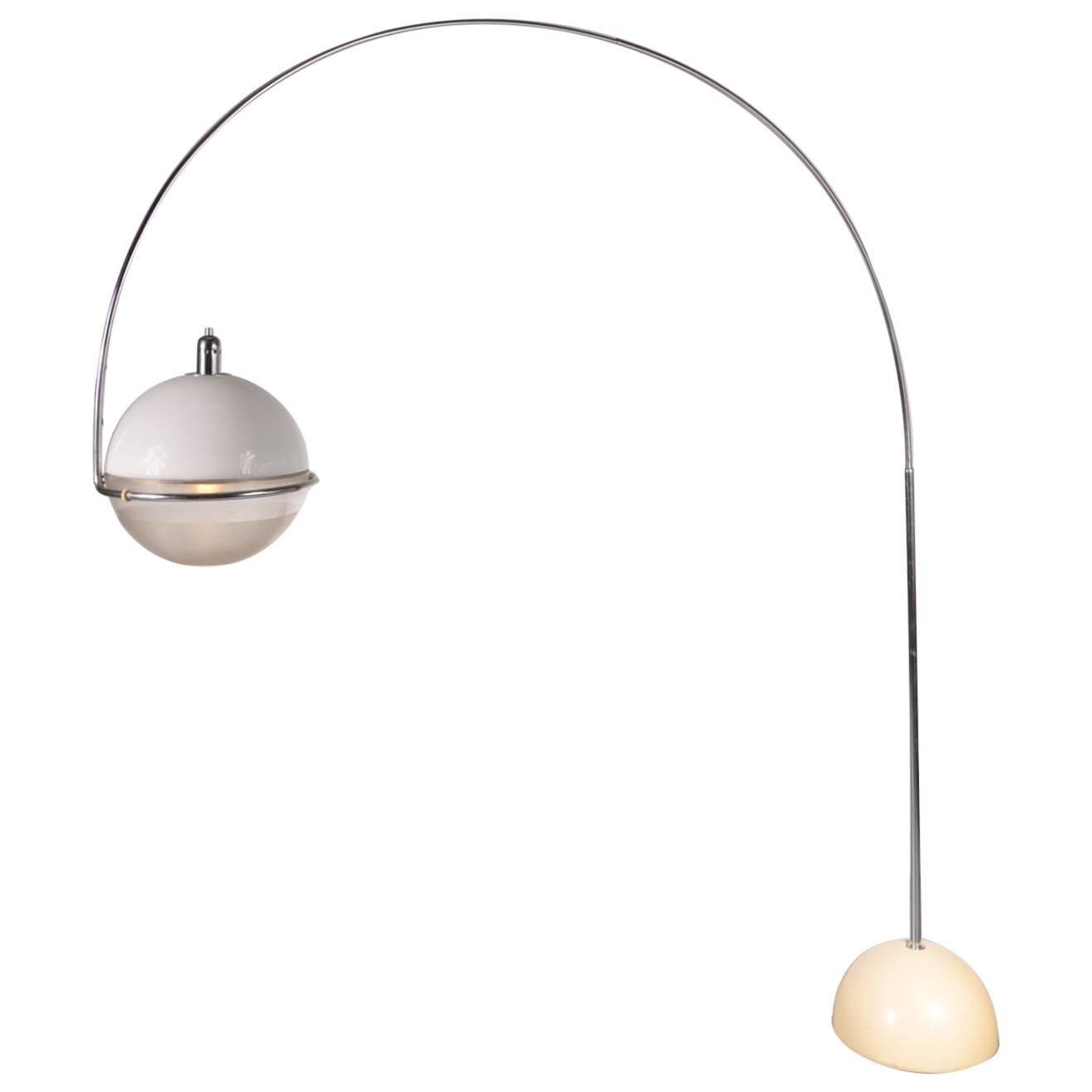 "Focus" Arc Lamp by Fabio Lenci for Guzzini, Italy, circa 1960