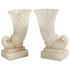 Pair of Enlightening Vases by Serge Roche, circa 1925 10