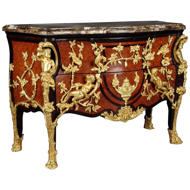 Rosewood commode, 20th century