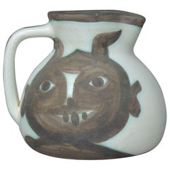 Pablo Picasso Madoura Ceramic Pitcher Heads, 1956