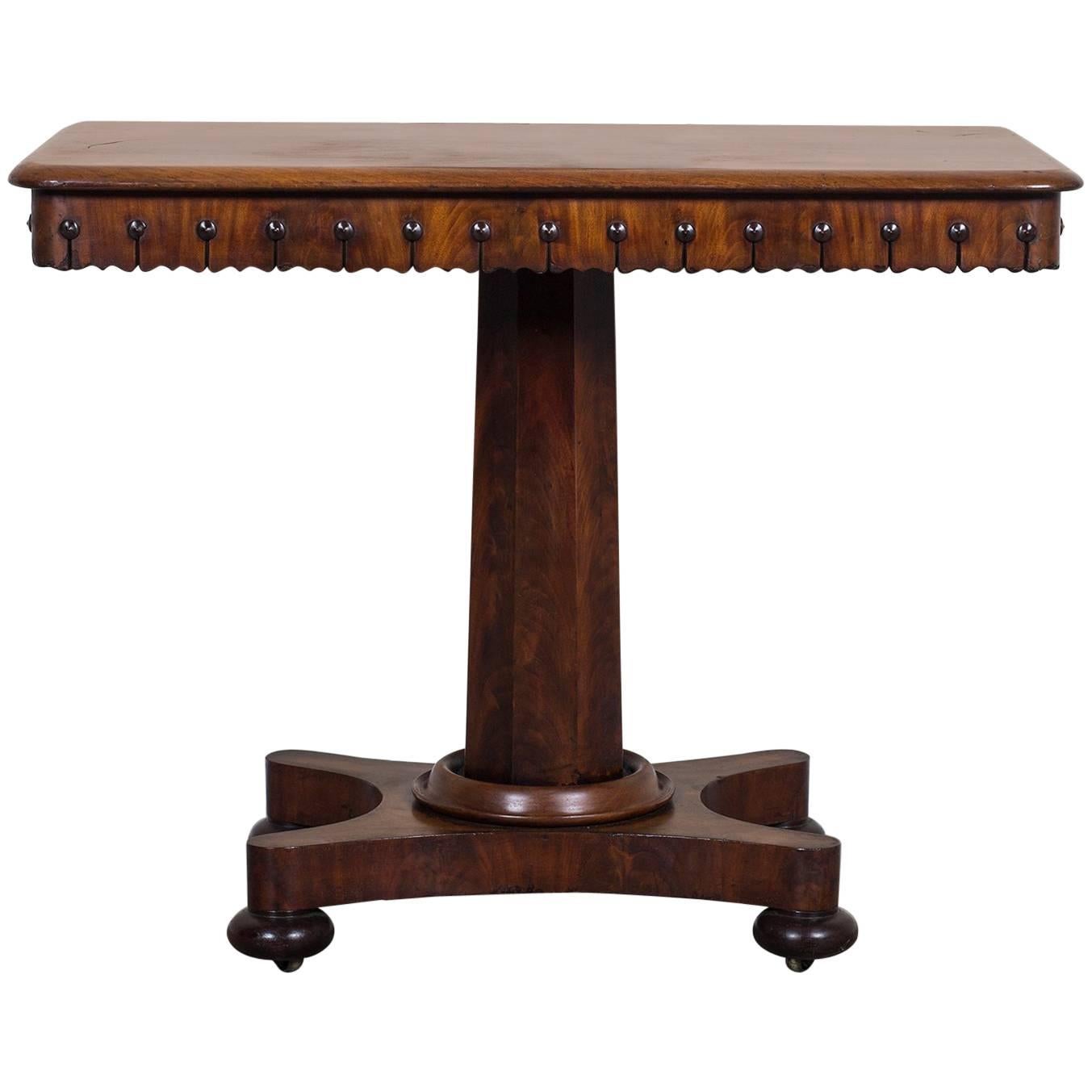 Antique English William IV Mahogany Table, circa 1835