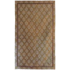 18th Century French Embroidery Silk and Metallic Threads Cloth 11
