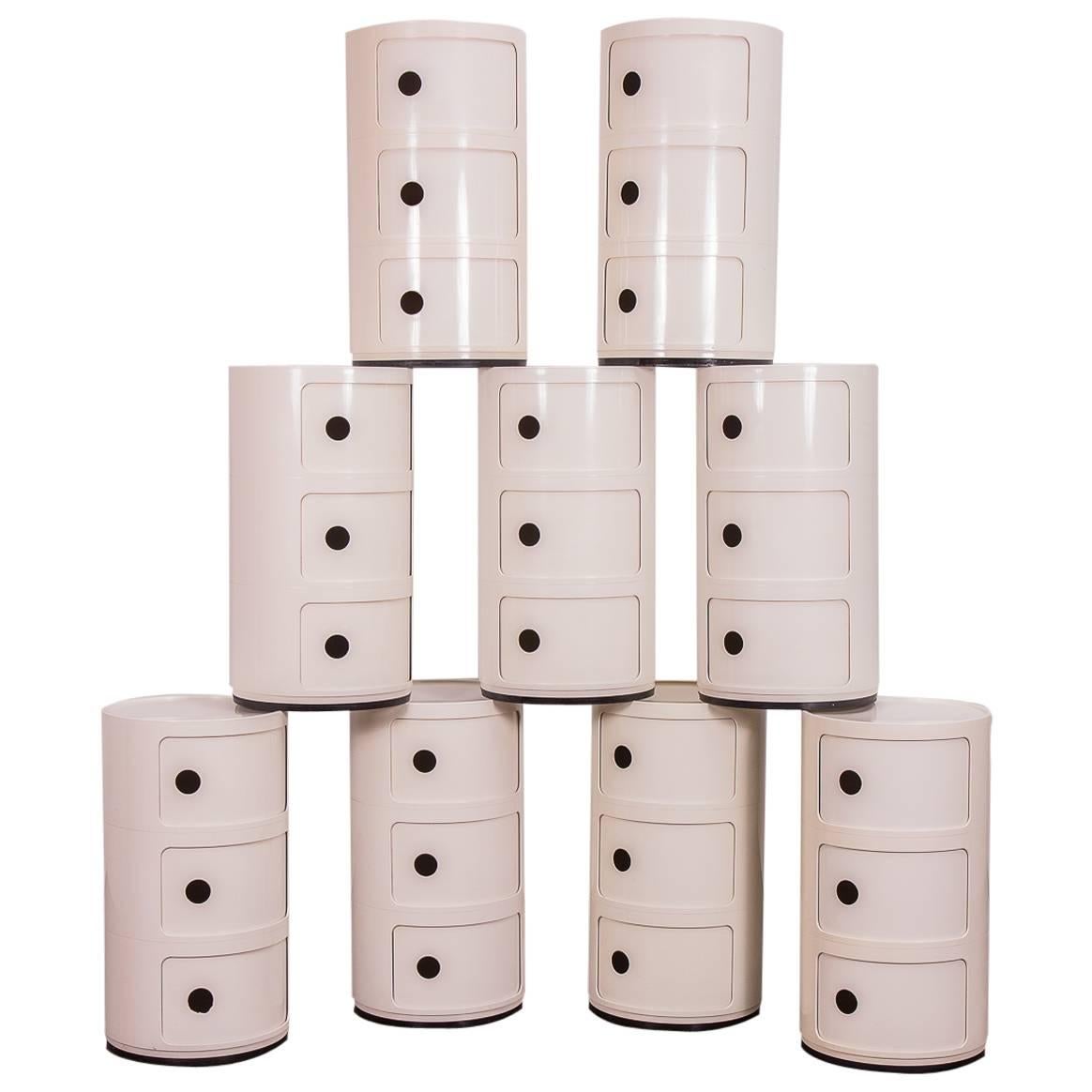 Nine Kartell Componibili Units at 1stDibs componibili