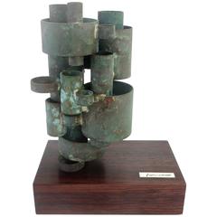 Copper Sculpture by California Artist Josef Hoffman 6