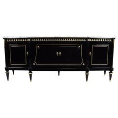 French Louis XVI Style Marble Top Buffet