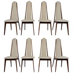 Set of Eight Dining Chairs in the Manner of Adrian Pearsall