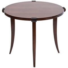 Guéridon ou table d'appoint en bois de rose de la fin de l'Art déco français, Maurice Jallot