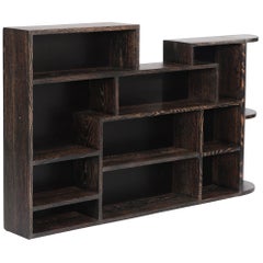 French Art Déco Bookcase Oak Cheruse (Keckwood) by Francisque Chaleyssin