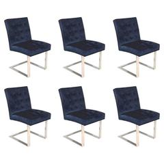 Set of Six Dining Chairs by Paul Evans for Directional