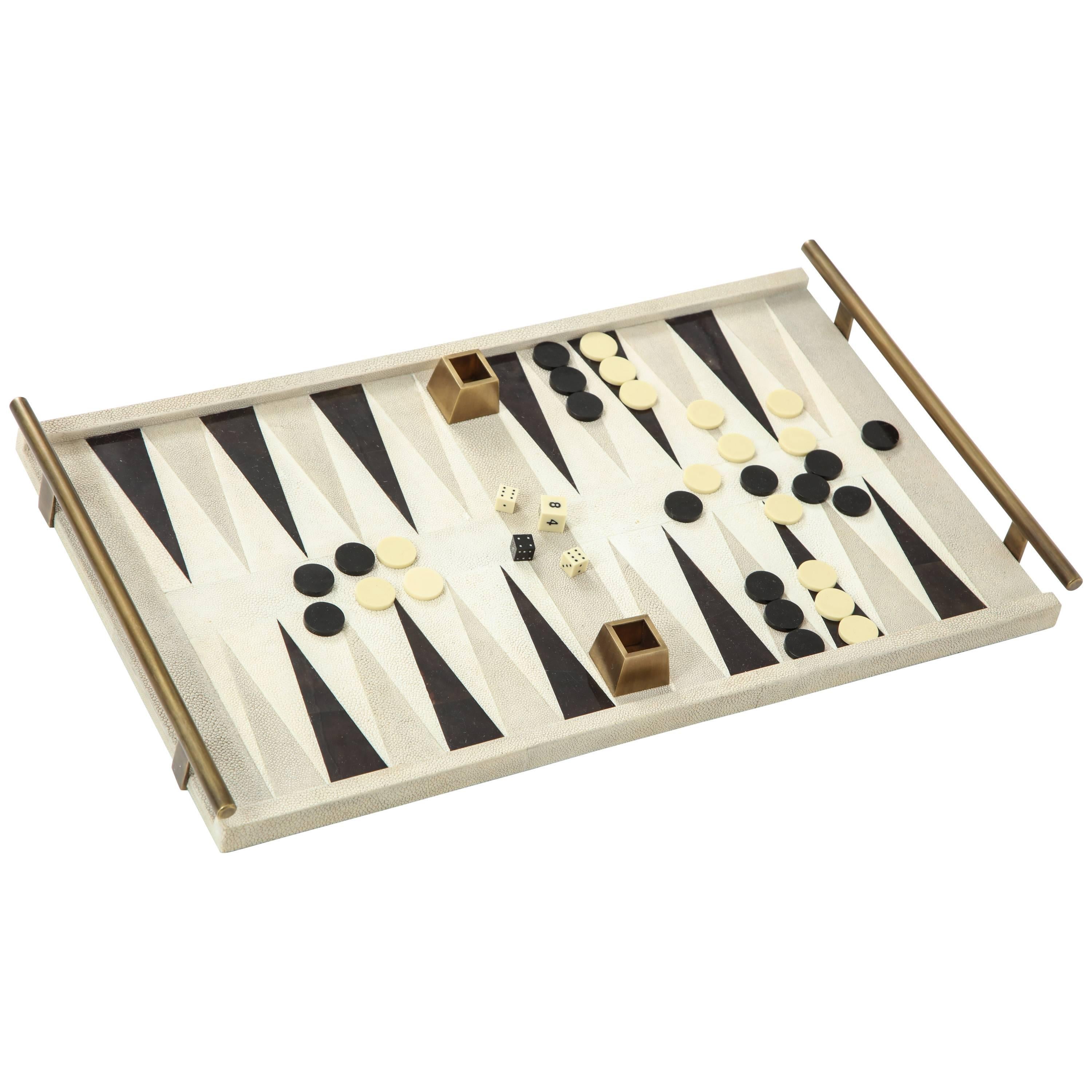 Shagreen Backgammon Board
