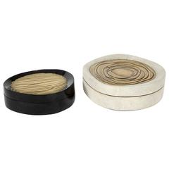 Shagreen Box and Seashell Box, France 1