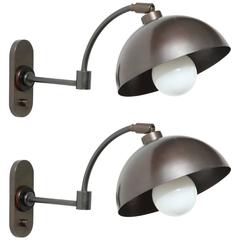 1940s Austrian Dark Bronze Wall Lights 10