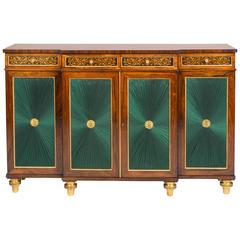 Regency Rosewood Break Fronted Chiffonier 4