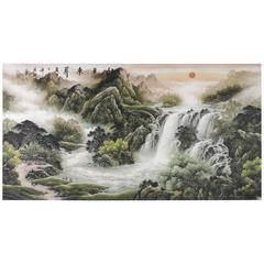 Landscape #2, Chinese Painting, Gongbi & Baimiao Technique