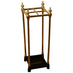 brass umbrella stands Victorian Brass and Cast Iron Walking Stick Stand or Umbrella Stand
