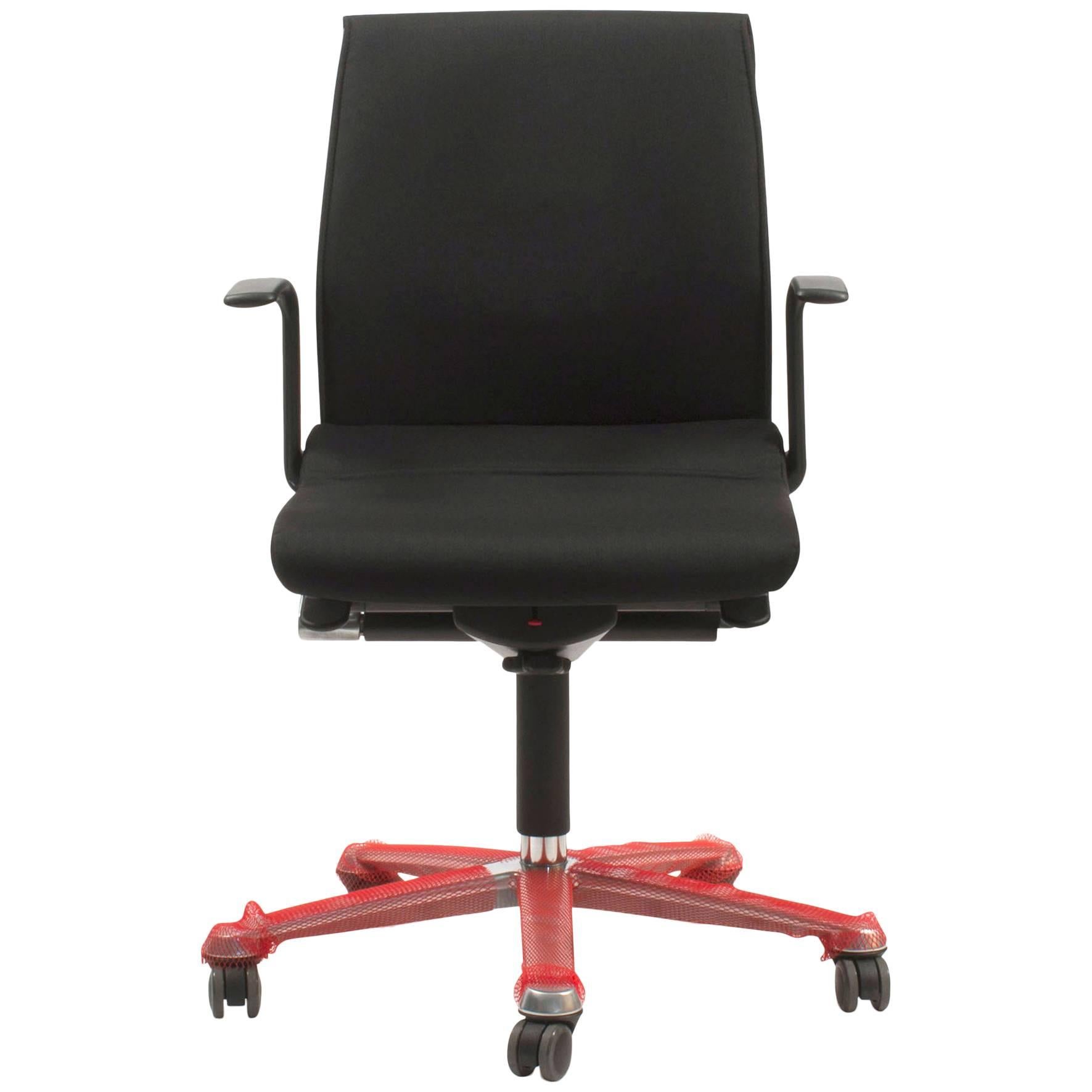 Black Modus 263/7 Adjustable Swivel Office Task Chair for Wilkhahn, Germany For Sale