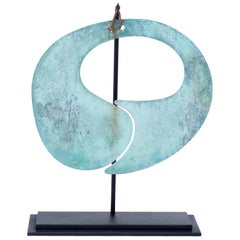 Harry Bertoia Patinated Bronze Gong
