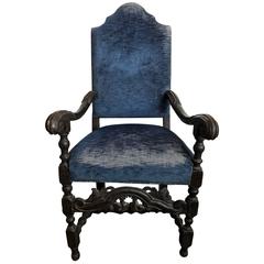 17th Century French Walnut Armchair 4