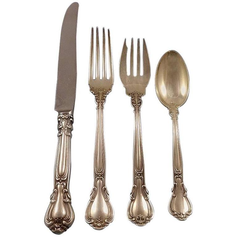 Chantilly by Gorham Sterling Silver Flatware Set Six Service Luncheon