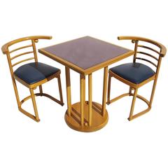 Josef Hoffmann Fledermaus Cafe Dining Set for Thonet