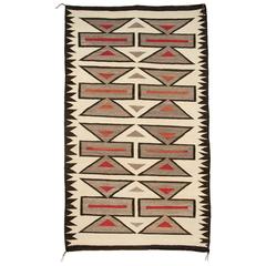 Vintage Navajo Trading Post or Pan Reservation Rug, circa 1920