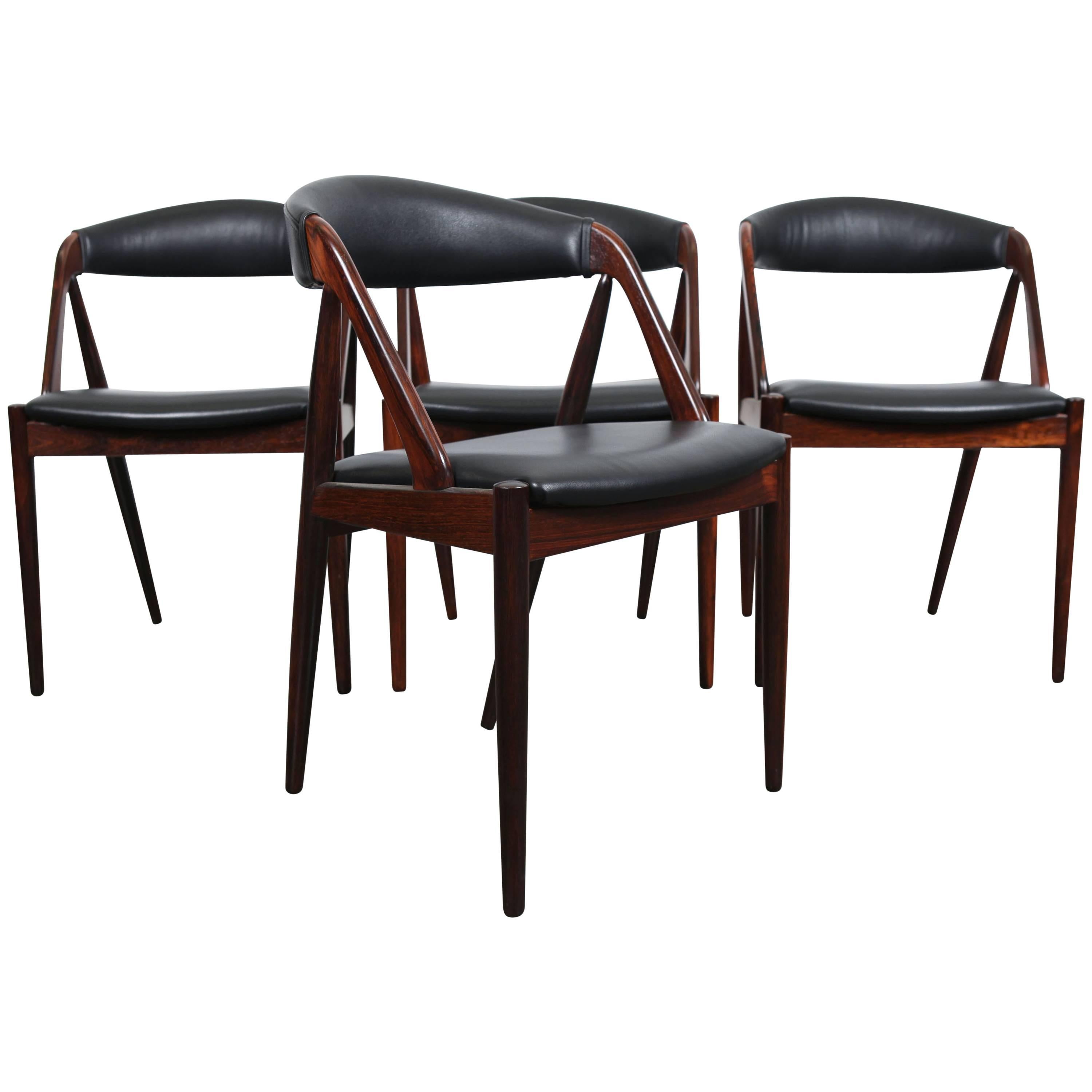 Mid-Century Kai Kristiansen Rosewood Dining Chairs