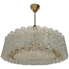 Doria Leuchten Glass Tube Chandelier Pendant 11