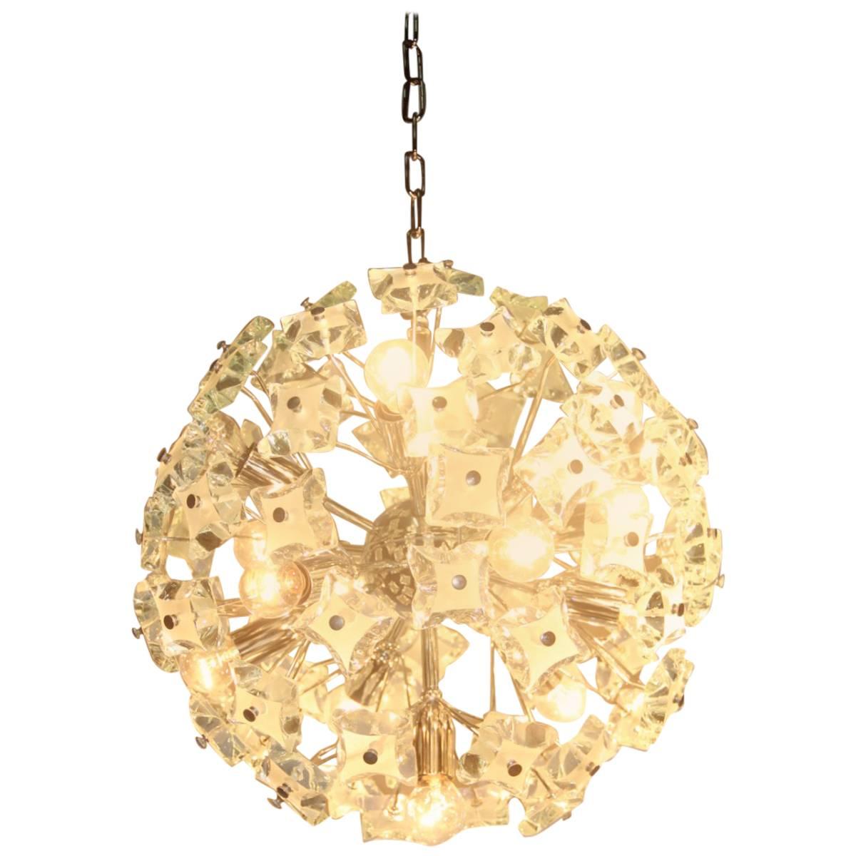 Sputnik Ceiling Lamp Italian Design, 1960s